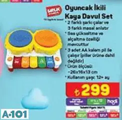 BİRLİK OYUNCAK İKİLİ KAYA DAVUL SET